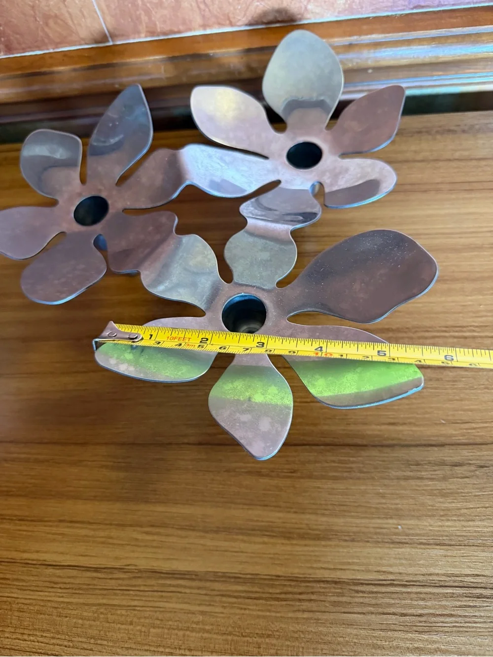 IKEA Stockholm Monika Mulder Three Flower Candle Holder Stainless